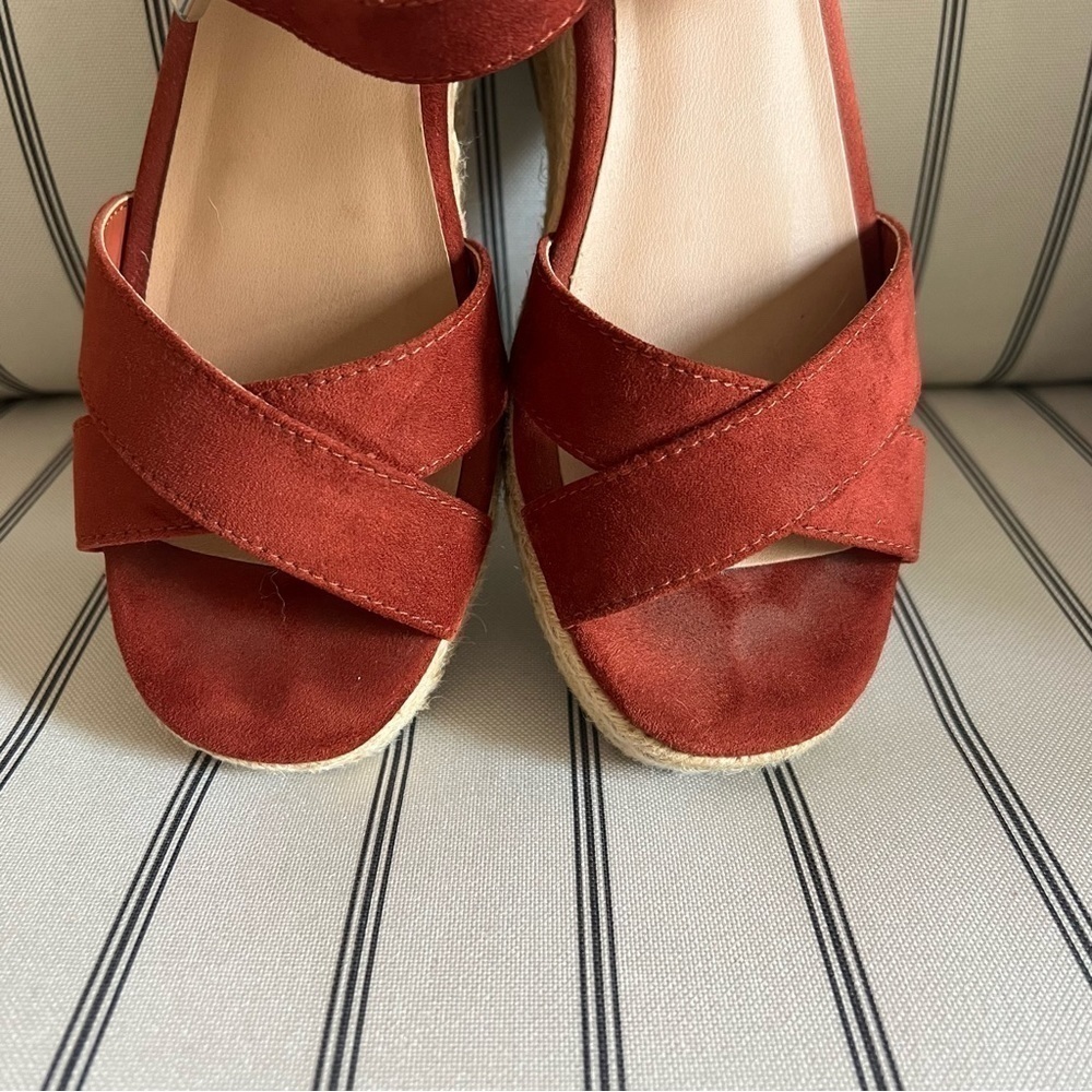 Francescas Burnt Orange Espadrilles - Picture 3 of 5